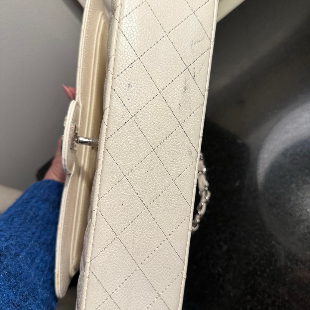 Chanel Caviar Medium Classic Double Certified Authentic - Picture 10 of 10